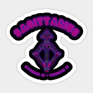 Sagittarius 2b Black Sticker